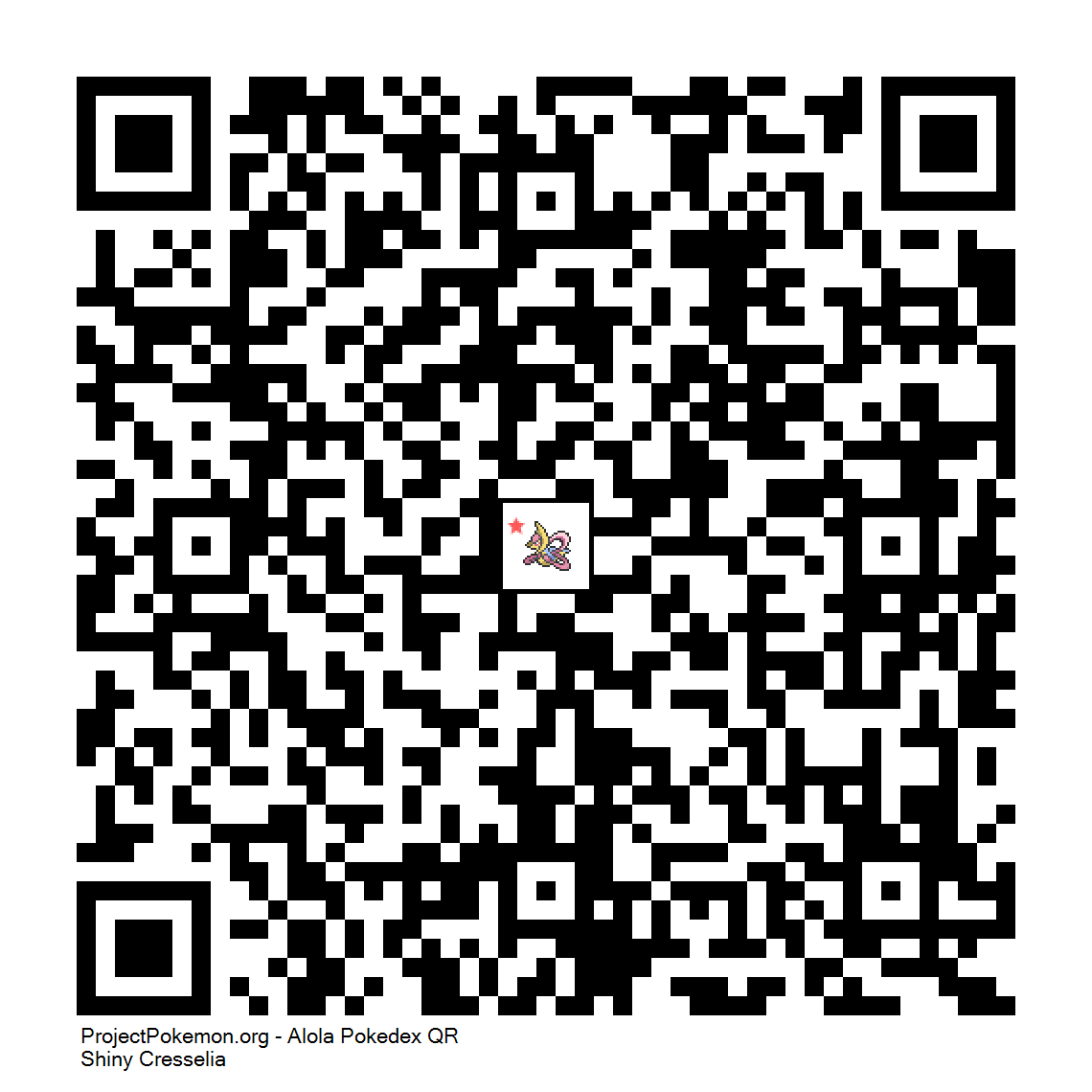 Cdigo QR de Cresselia variocolor